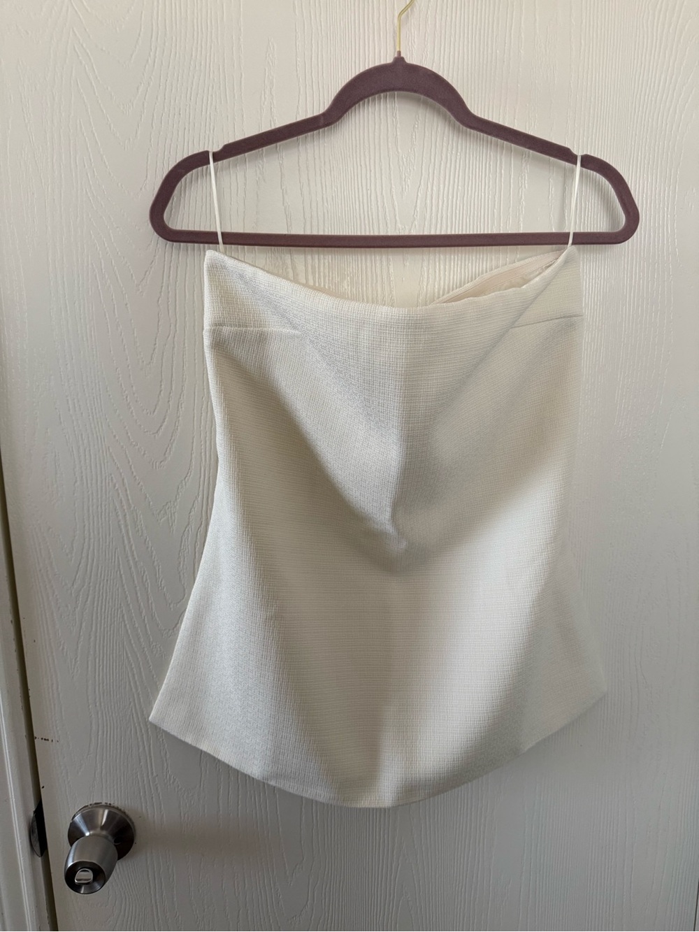 Cream A-Line Women's Skirt